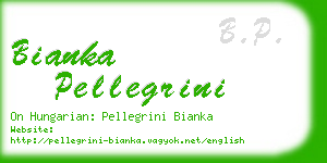 bianka pellegrini business card